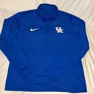 University of Kentucky, Nike Drifit, 1/4 Zip Pullover, Men’s Size XL